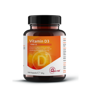 apo-rot Vitamin D3 1000 I.E. Kapseln