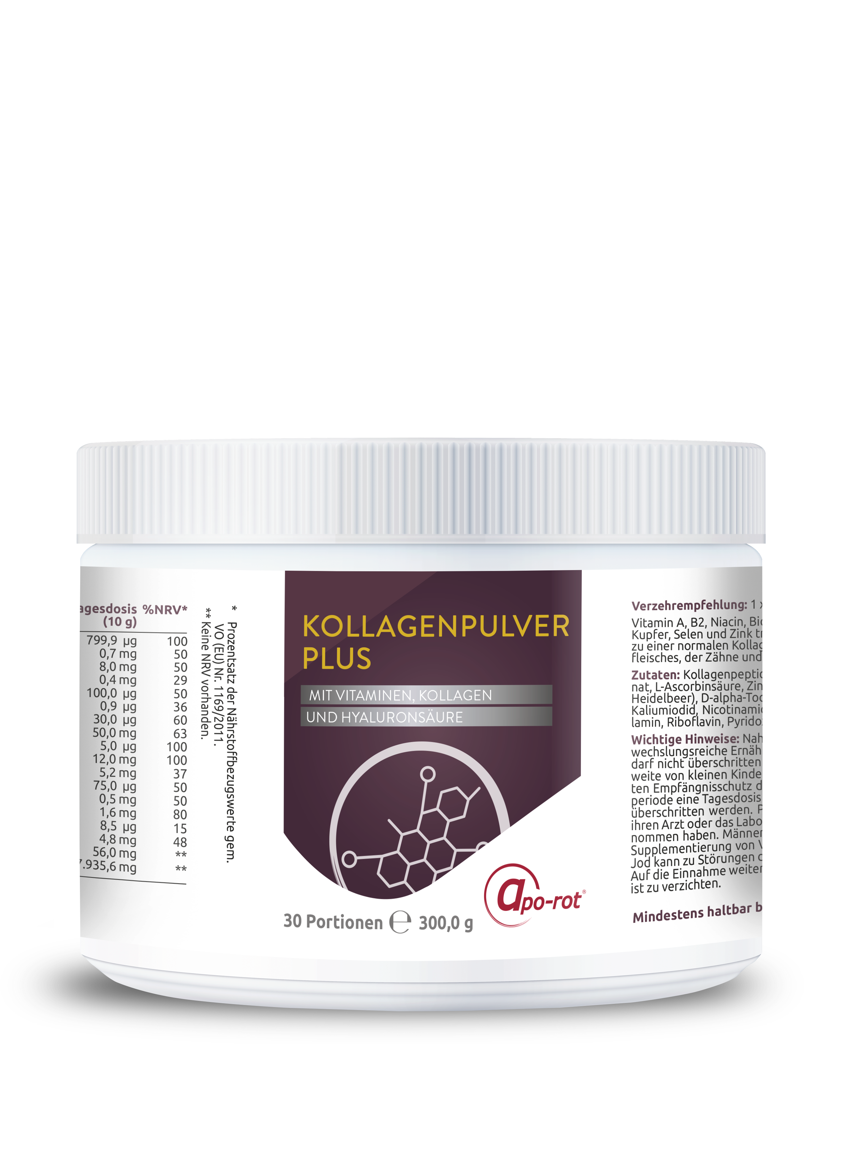 apo-rot Kollagenpulver PLUS