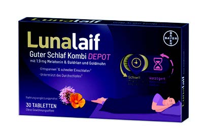 LUNALAIF Guter Schlaf Kombi Depot Tabletten